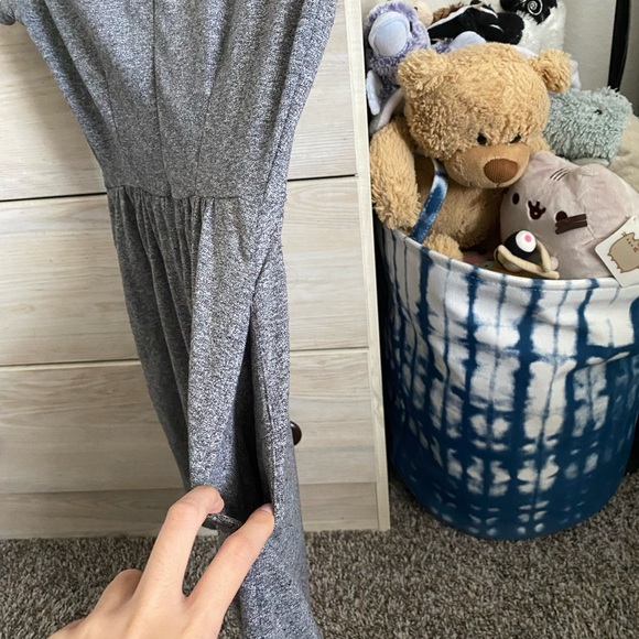 Grey Dress with Pockets - Picture 3 of 3